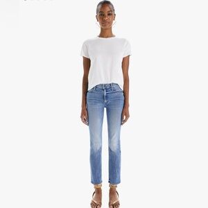 MOTHER Blue Ankle & Cropped Jeans